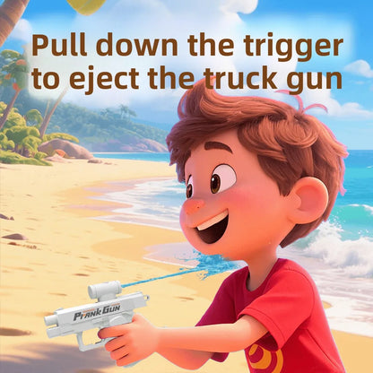 Two-Way Water Gun Prank Water Gun Toy Continuous Firing Water Gun Small Pistol Outdoor Indoor Mischievous Shoot Water Guns