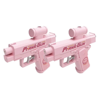 Two-Way Water Gun Prank Water Gun Toy Continuous Firing Water Gun Small Pistol Outdoor Indoor Mischievous Shoot Water Guns
