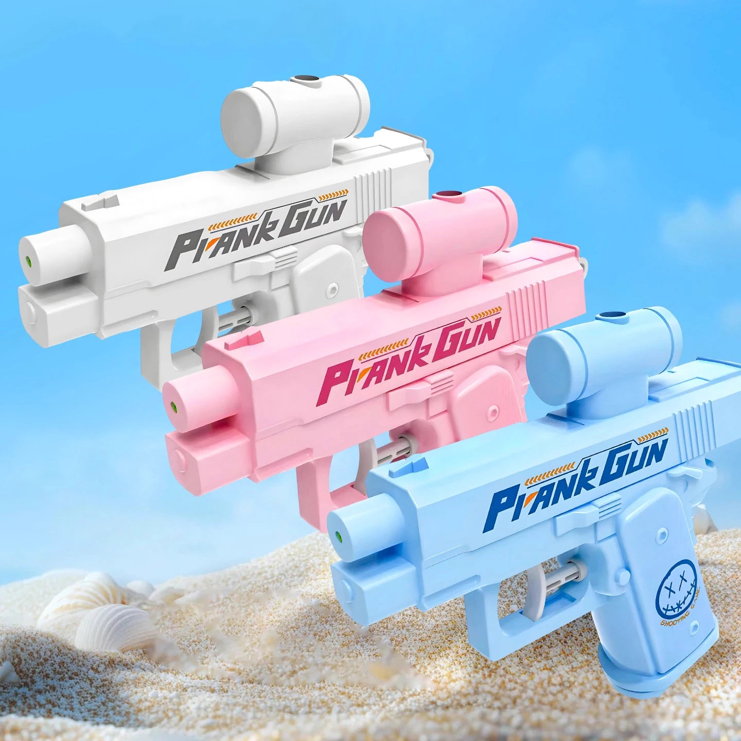 Two-Way Water Gun Prank Water Gun Toy Continuous Firing Water Gun Small Pistol Outdoor Indoor Mischievous Shoot Water Guns