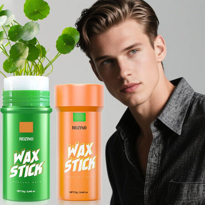 ROZINO Hair Wax Stick - Maximum Hold 75G Lightweight Non-Greasy Formula for Trendy Styling & Nourishing Haircare Essential